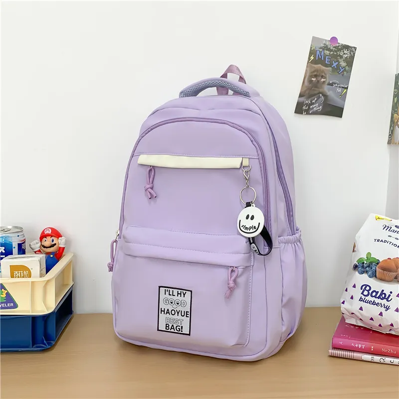Yalu Nylon Backpack Unisex Multicolor-8
