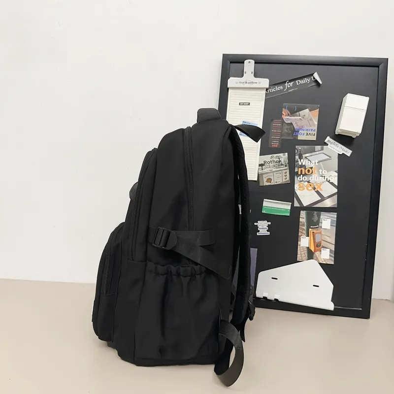 Yalu Nylon Backpack Regular Unisex Multicolor-14