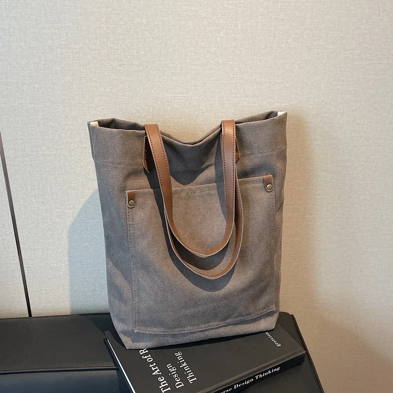 Yalu Canvas Bag, Tote Bag, Shoulder Bag Unisex Multicolor-11