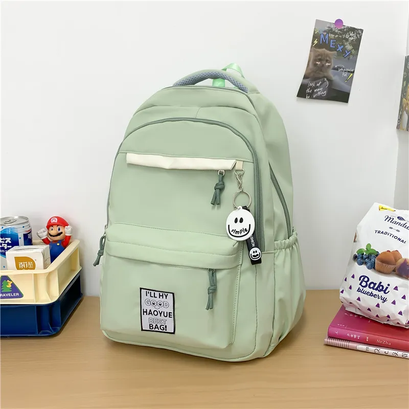 Yalu Nylon Backpack Unisex Multicolor-5