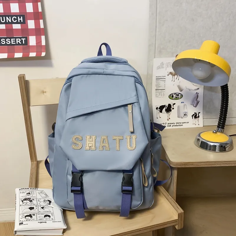 Yalu Nylon Backpack Unisex Multicolor-5