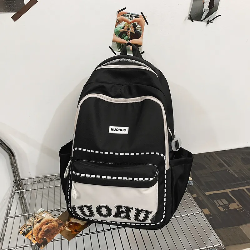 Yalu Nylon Backpack Unisex Multicolor-11