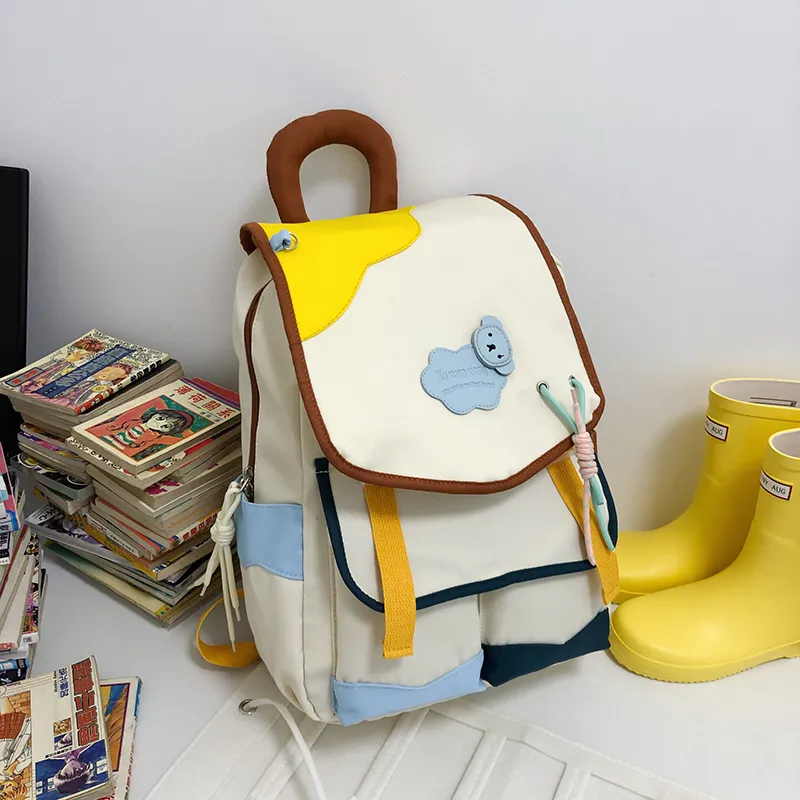 Yalu Nylon Backpack Women's Multicolor-5