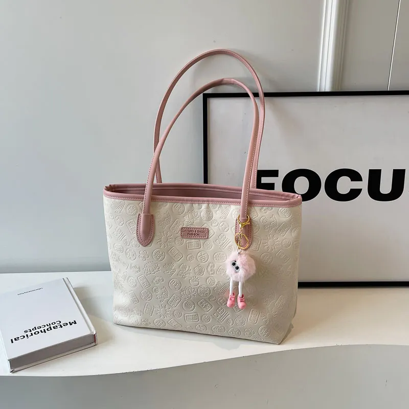 Yalu PU Tote Bag, Shoulder Bag Unisex Multicolor-5