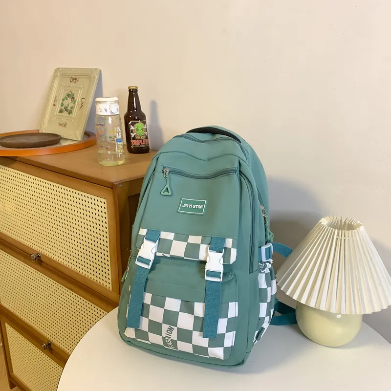 Yalu Nylon Backpack Unisex Multicolor-2