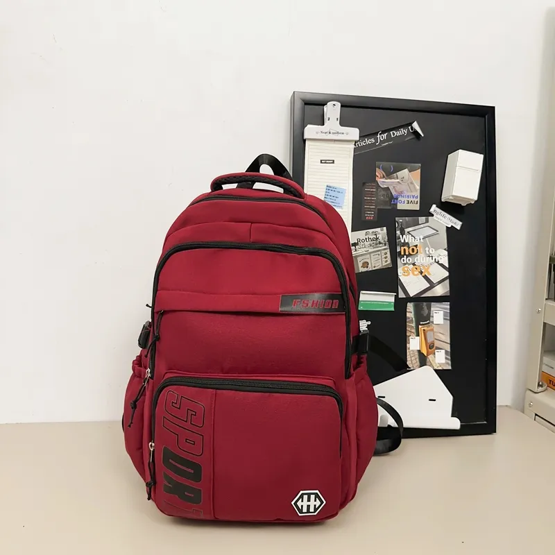 Yalu Nylon Backpack Regular Unisex Multicolor-5