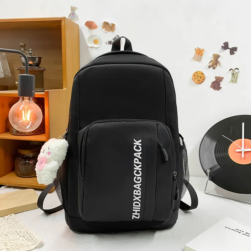 Yalu Canvas Backpack Unisex Multicolor-4