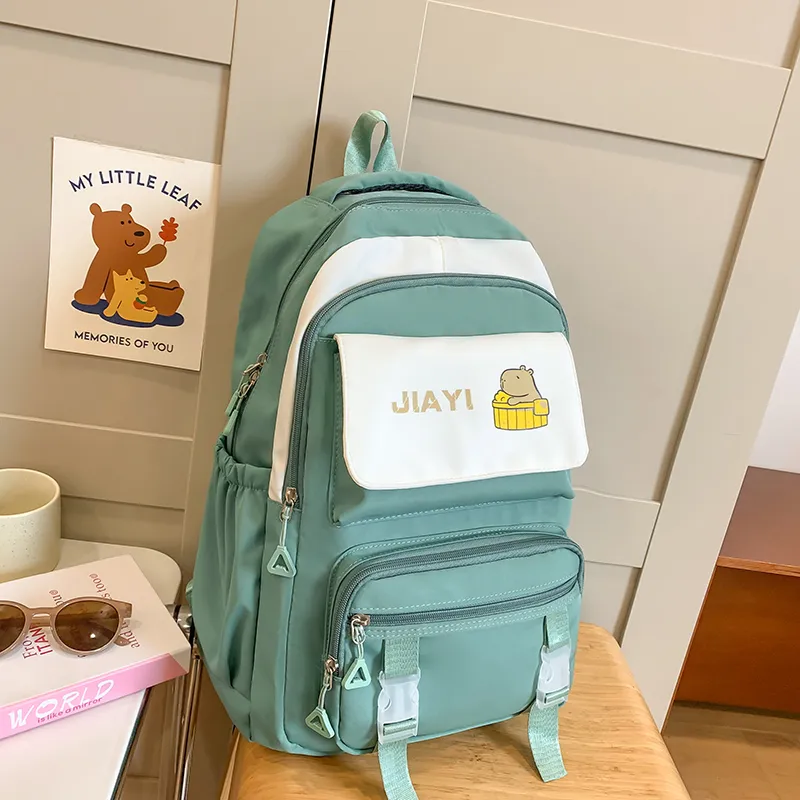 Yalu Nylon Backpack Unisex Multicolor-4
