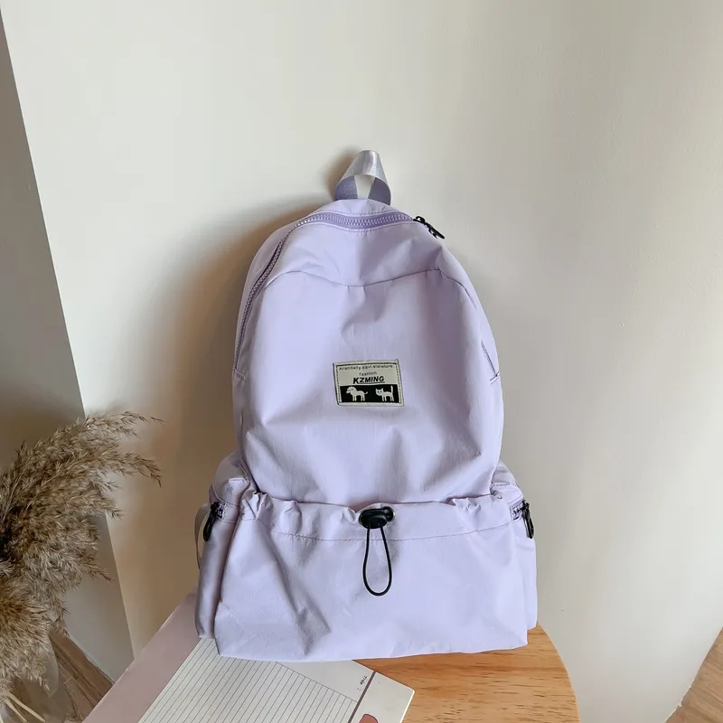 Yalu Composite Cloth Backpack Unisex Multicolor-7