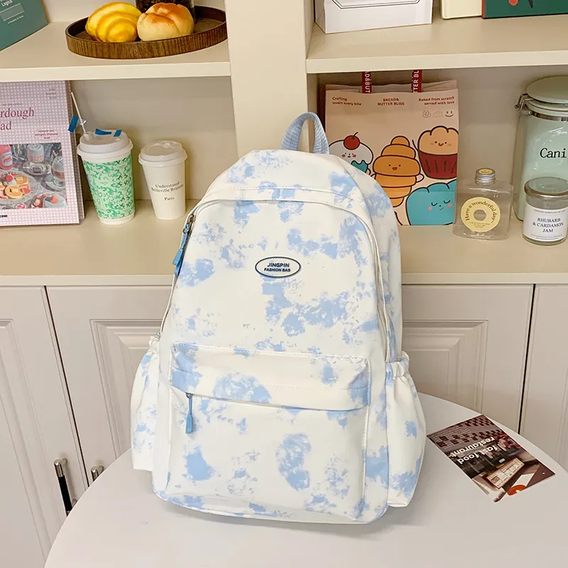 Yalu Nylon Fabric Backpack Women's Multicolor-1