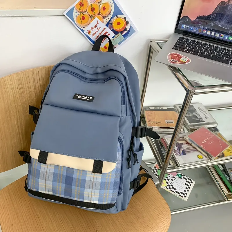 Yalu Nylon Backpack Regular Unisex Multicolor-8