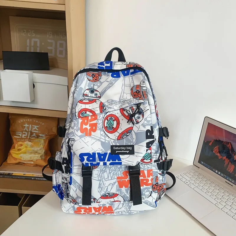 Yalu Nylon Backpack Unisex Multicolor-10