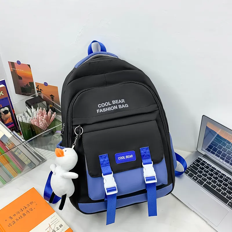Yalu Nylon Backpack Unisex Multicolor-11