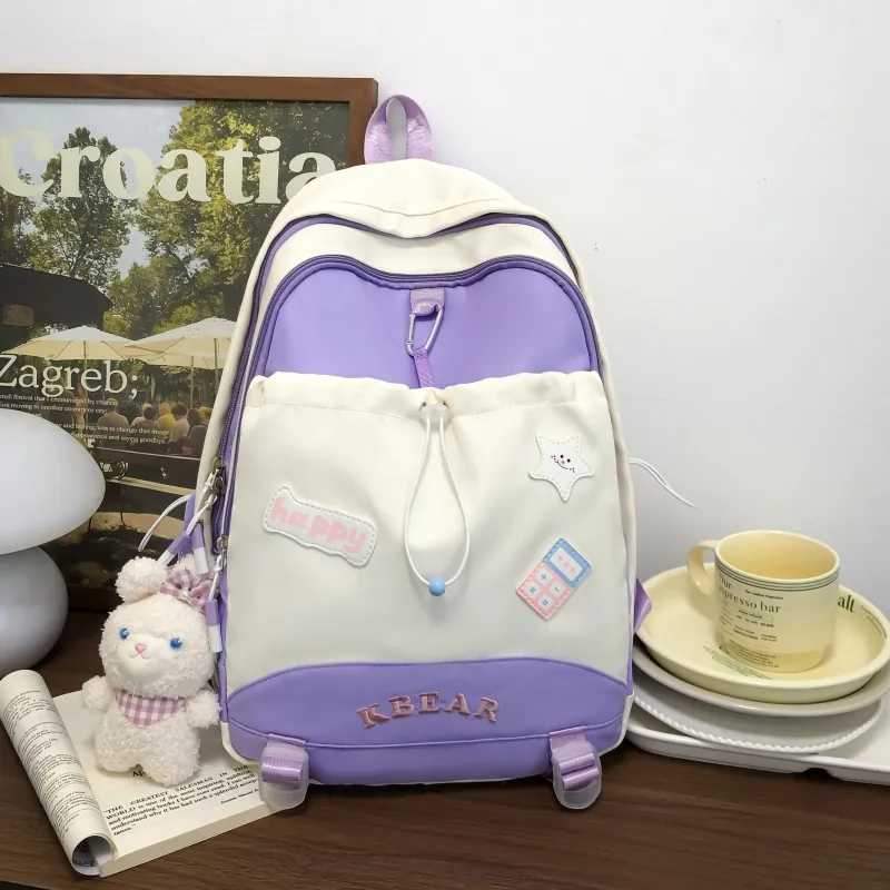 Yalu Nylon Backpack Women's Multicolor-10
