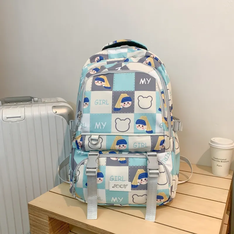 Yalu Nylon Backpack Unisex Multicolor-2