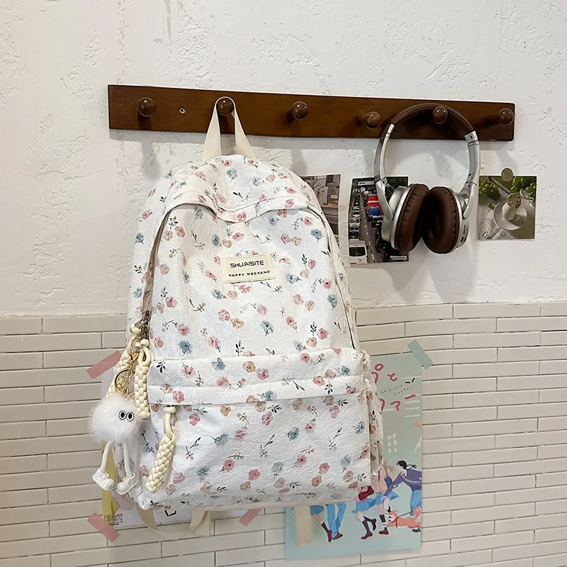 Yalu Nylon Backpack Women's Multicolor-4