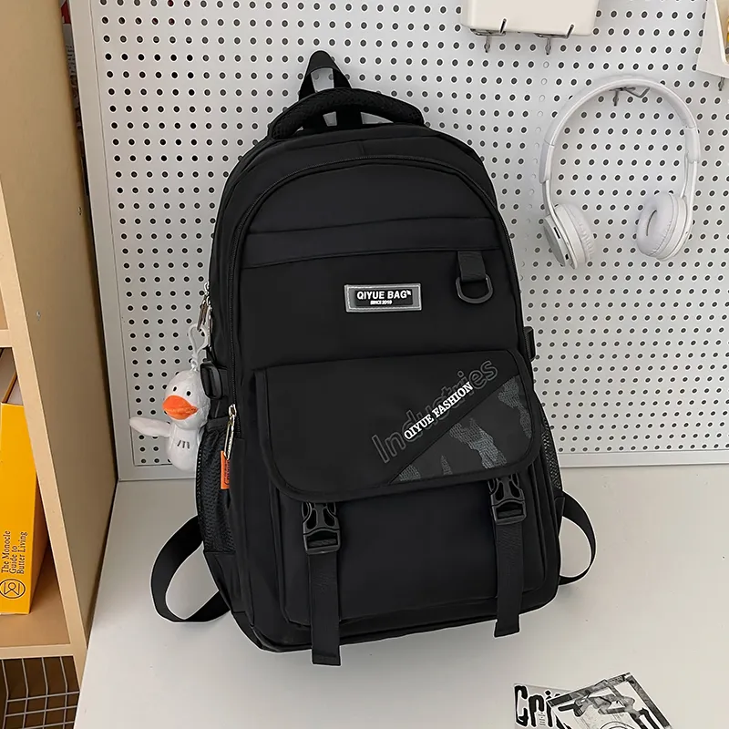 Yalu Nylon Backpack Regular Unisex Multicolor-8