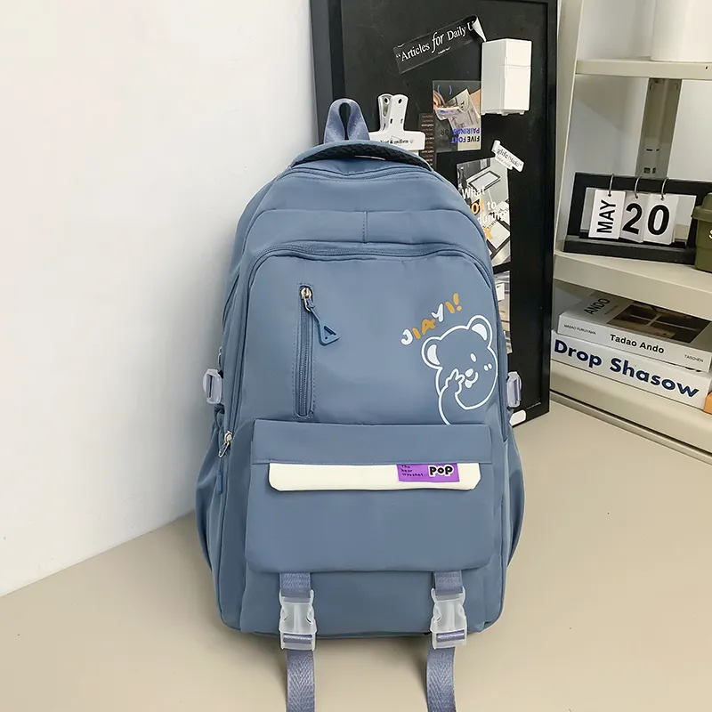 Yalu Nylon Backpack Unisex Multicolor-1
