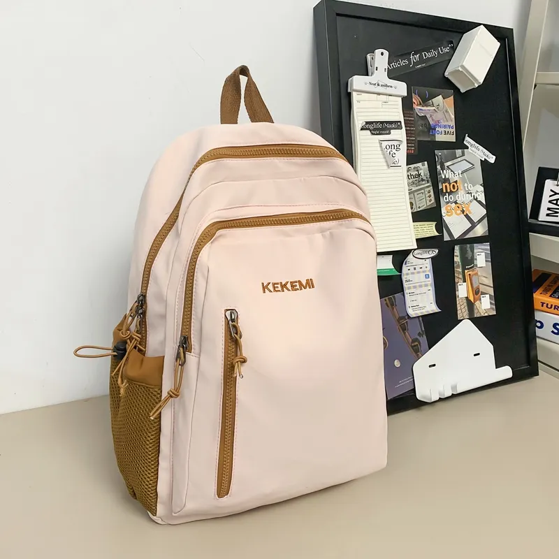Yalu Nylon Backpack Unisex Multicolor-5