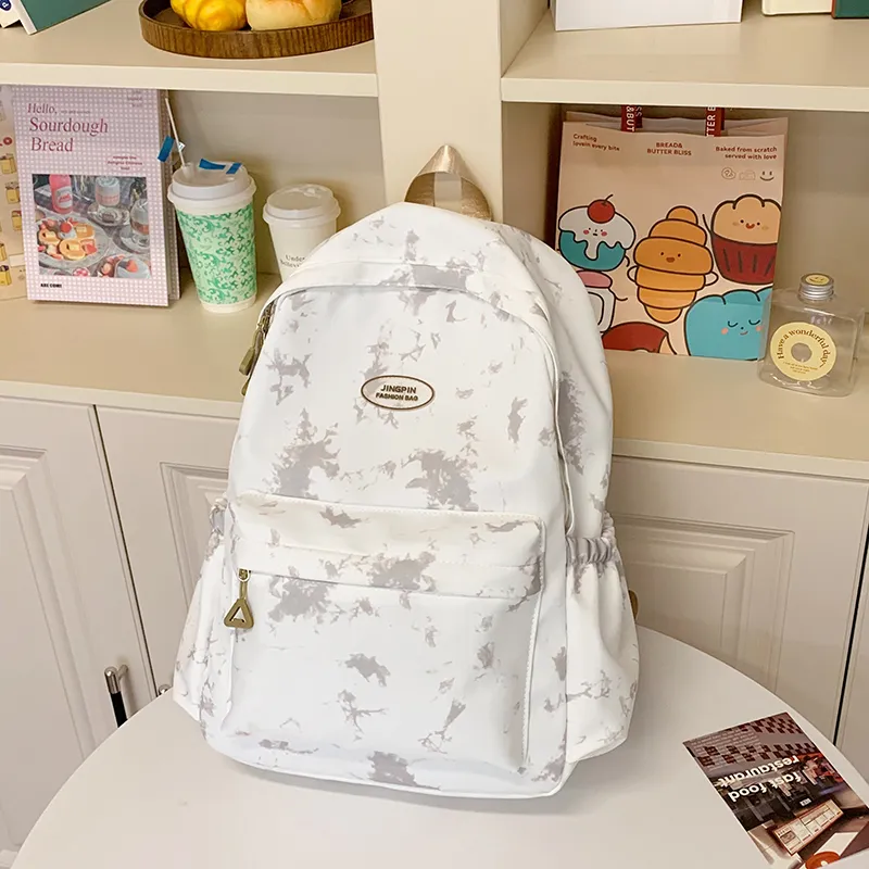 Yalu Nylon Fabric Backpack Women's Multicolor-4