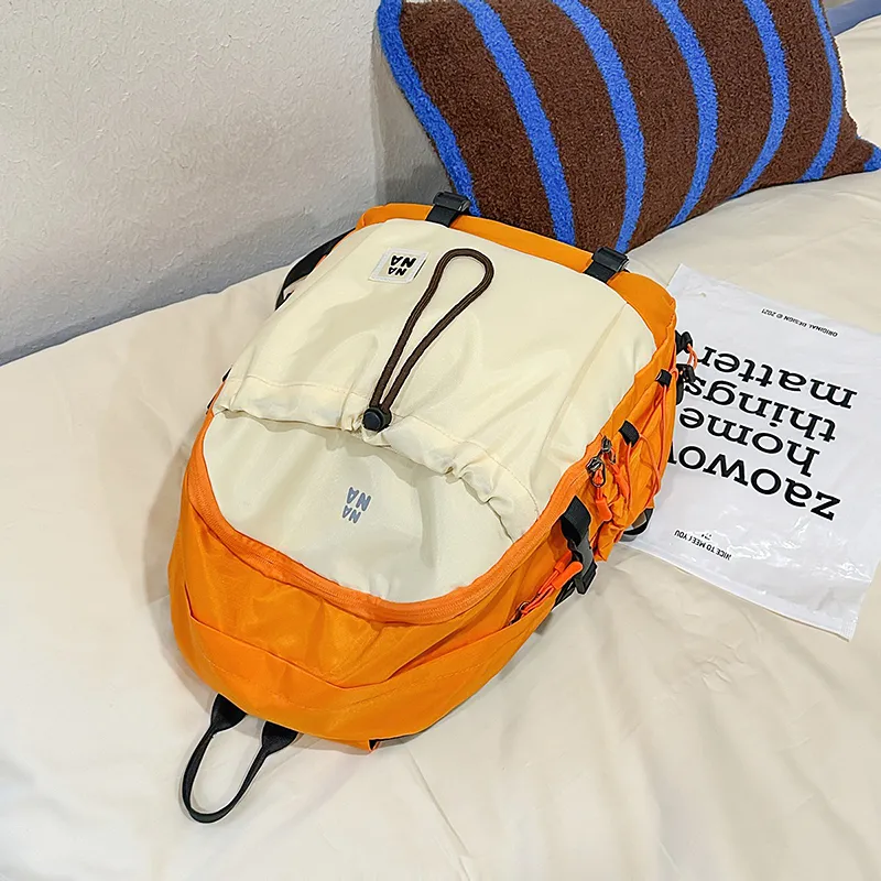 Yalu Nylon Backpack Unisex Multicolor-14