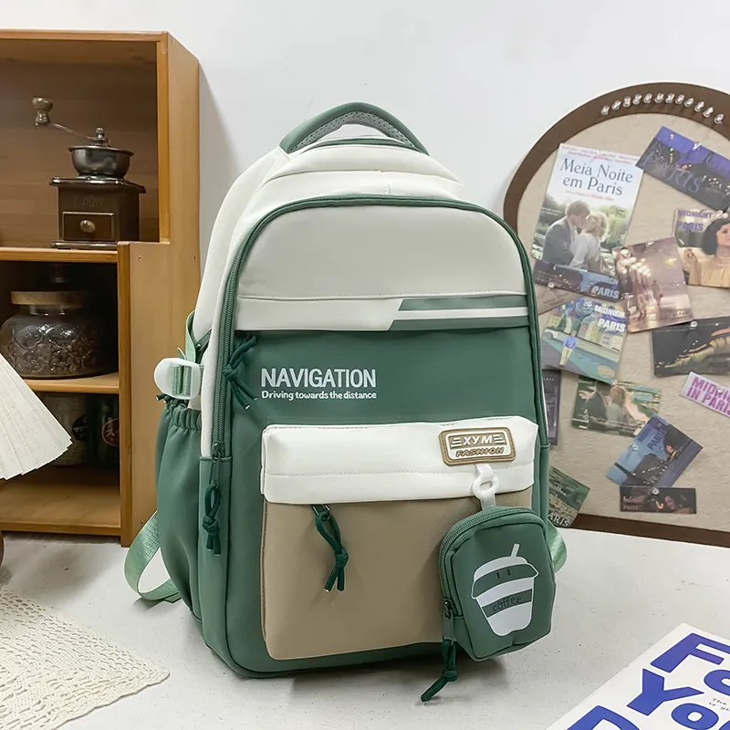 Yalu Nylon Backpack Unisex Multicolor-2
