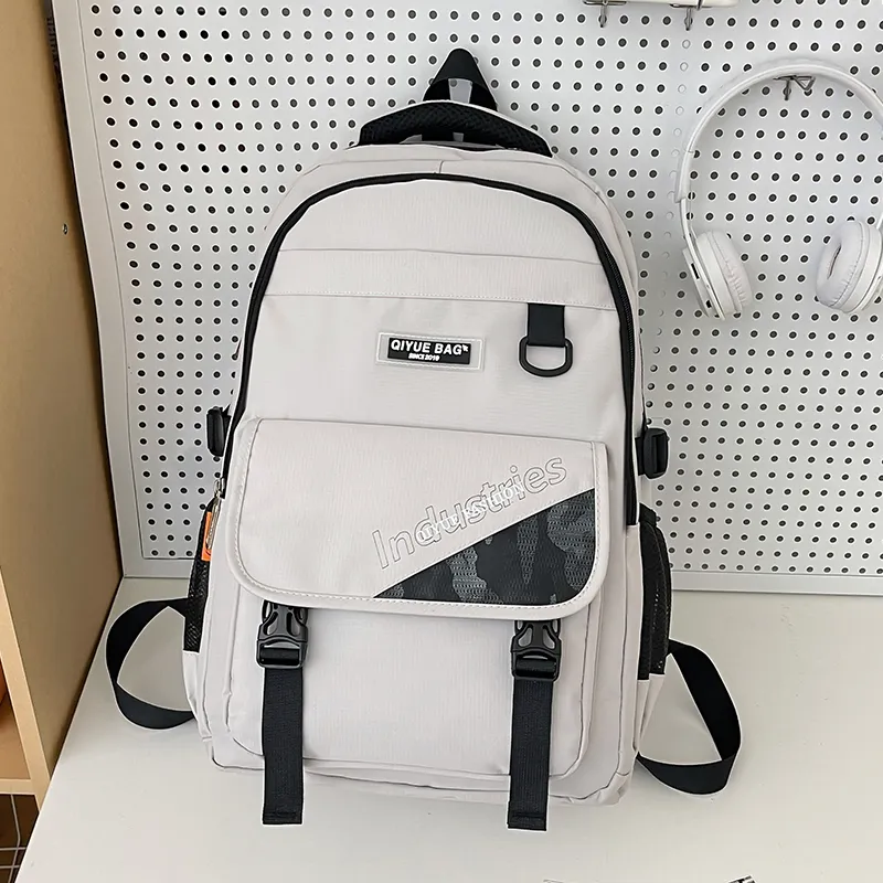 Yalu Nylon Backpack Regular Unisex Multicolor-1