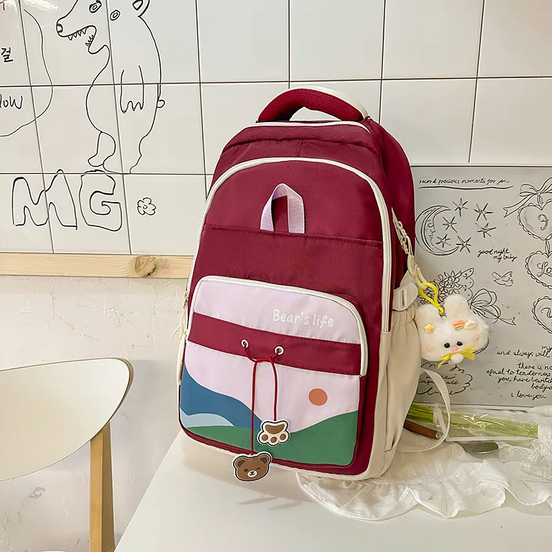 Yalu Nylon Backpack Women's Multicolor-7