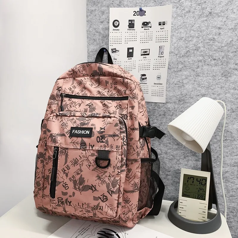 Yalu Nylon Backpack Unisex Multicolor-7
