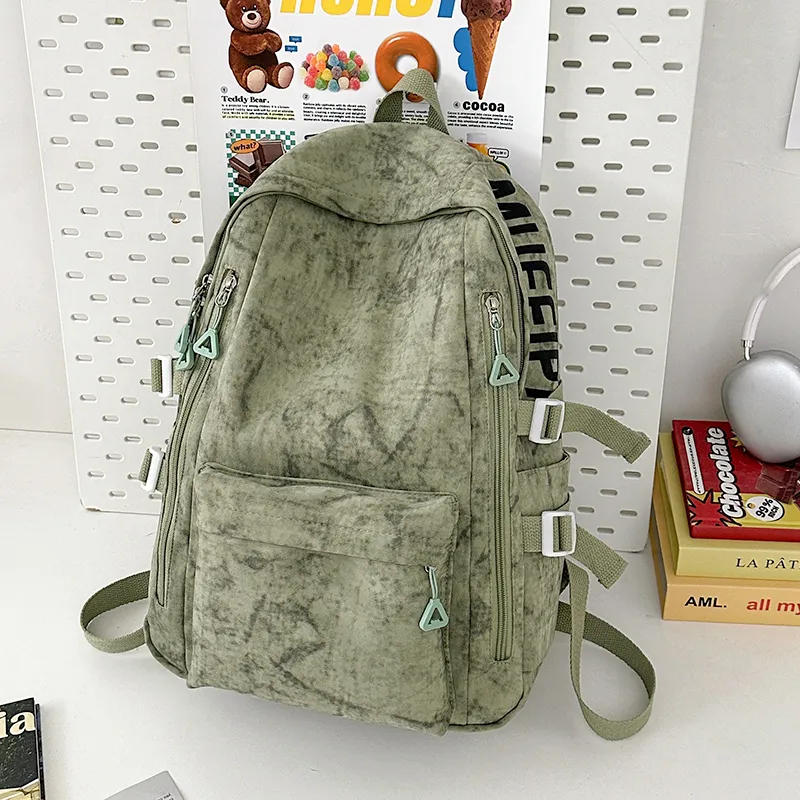 Yalu Nylon Backpack Regular Unisex Multicolor-8