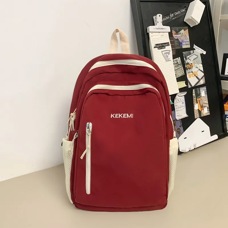 Yalu Nylon Backpack Unisex Multicolor-3