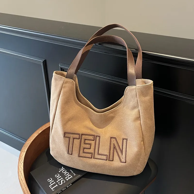 Yalu Canvas Bag, Tote Bag, Shoulder Bag Unisex Multicolor-4