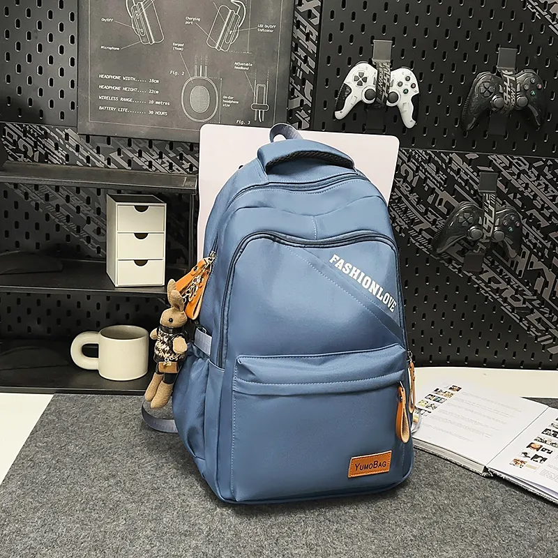 Yalu Nylon Backpack Regular Unisex Multicolor-11