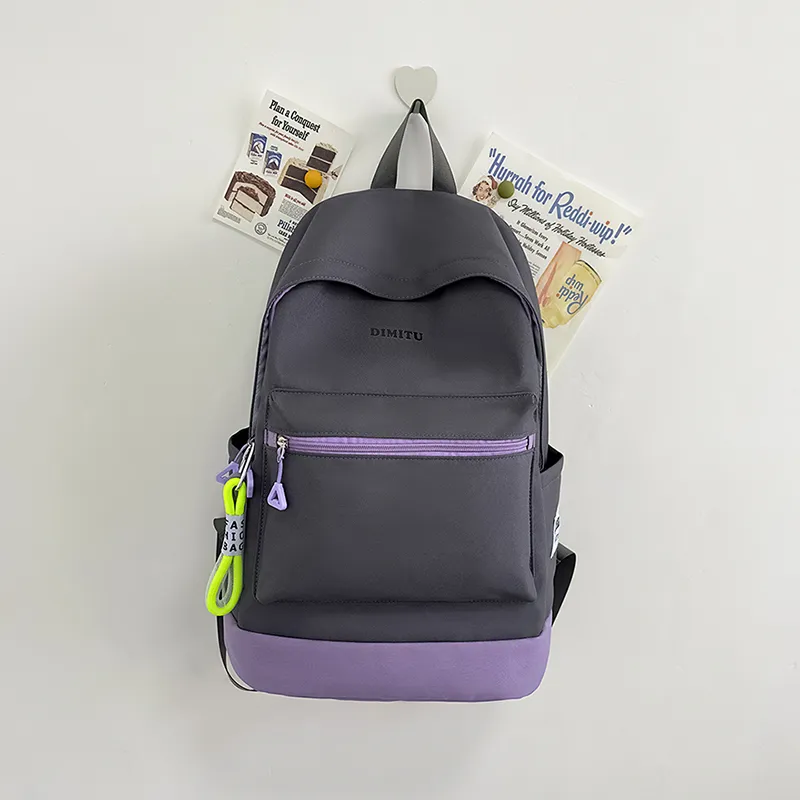 Yalu Nylon Backpack Unisex Multicolor-4