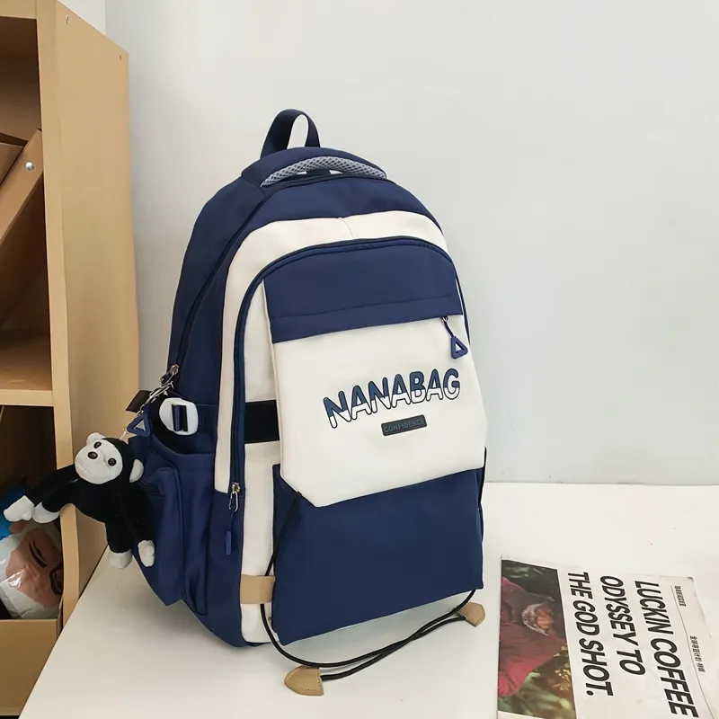 Yalu Nylon Backpack Unisex Multicolor-4