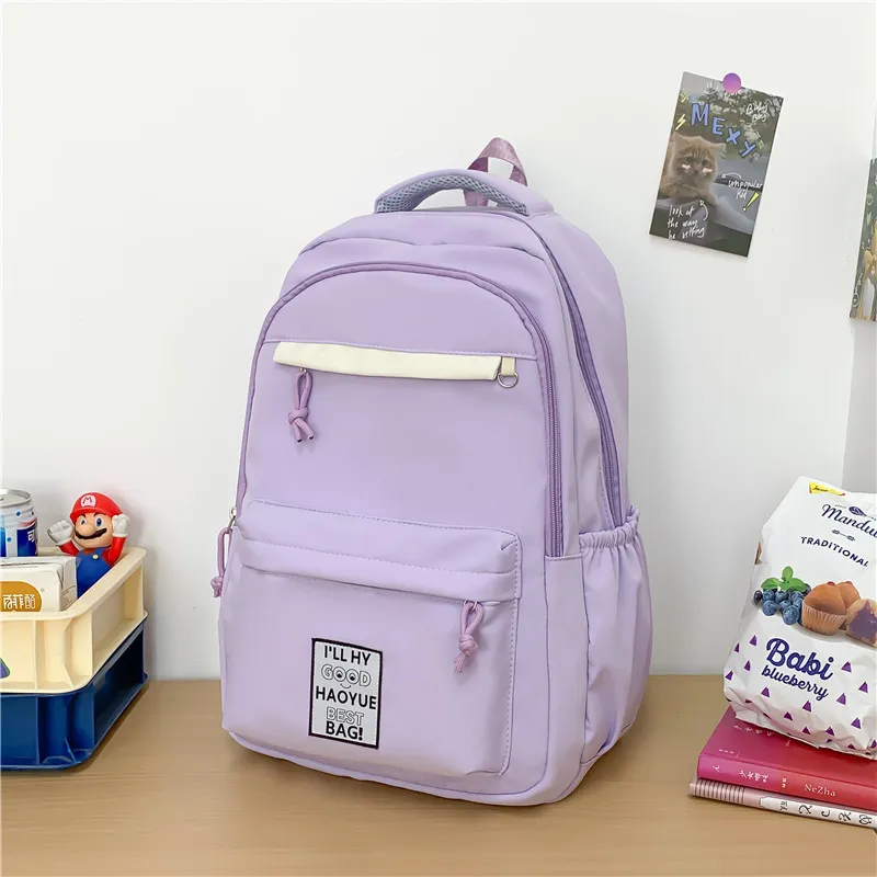 Yalu Nylon Backpack Unisex Multicolor-7