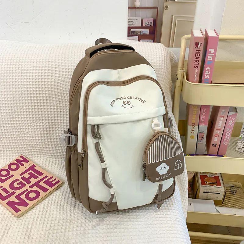 Yalu Nylon Backpack Unisex Multicolor-17