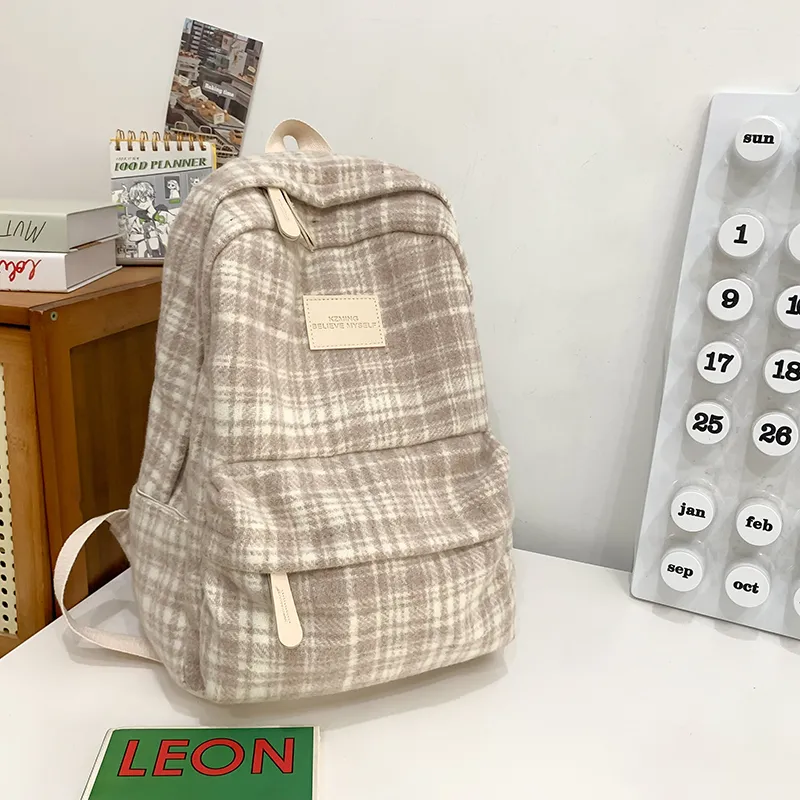 Yalu Woolen Backpack Unisex Multicolor-4