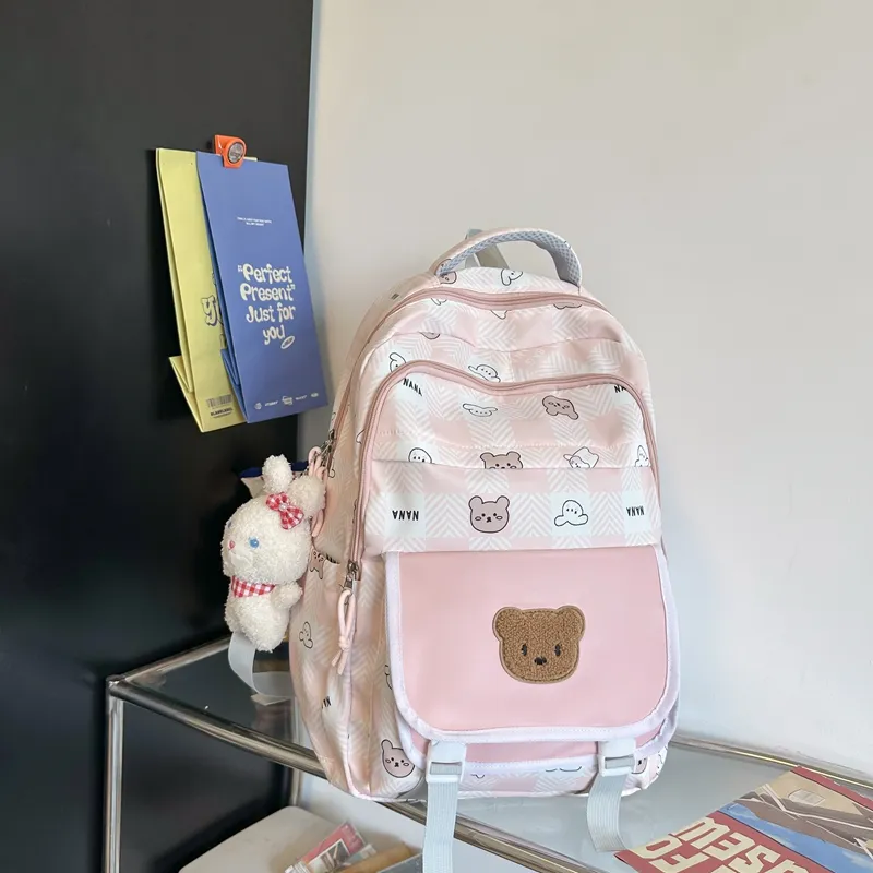 Yalu Nylon Backpack Unisex Multicolor-2