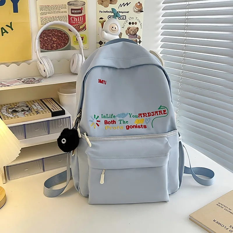 Yalu Nylon Backpack Regular Unisex Multicolor-7