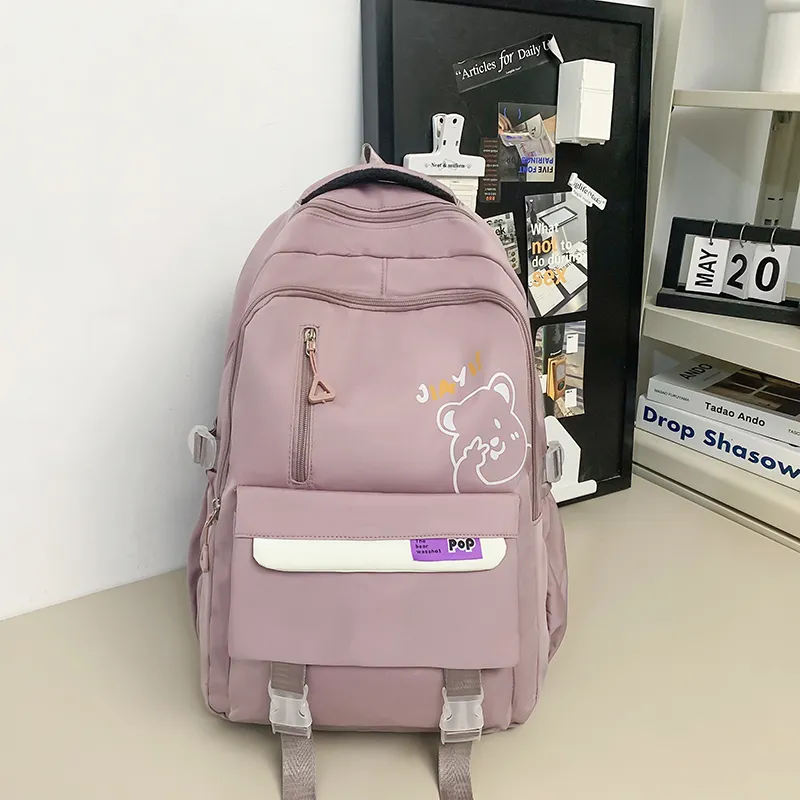 Yalu Nylon Backpack Unisex Multicolor-13