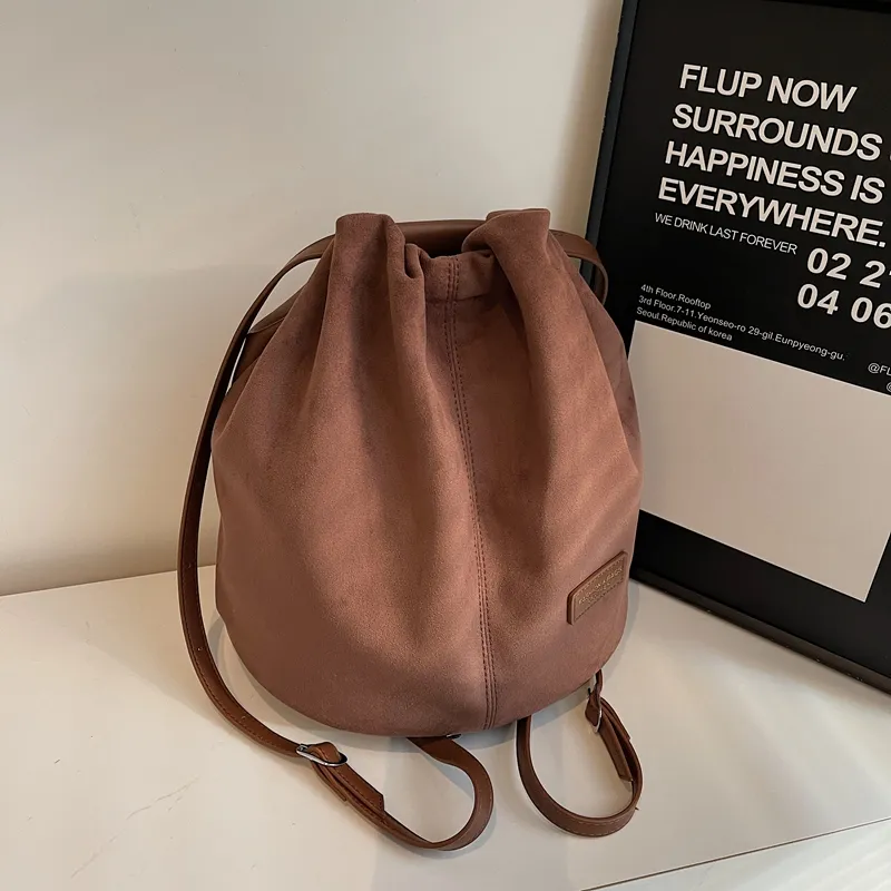 Yalu Suede Backpack Women's Multicolor-7
