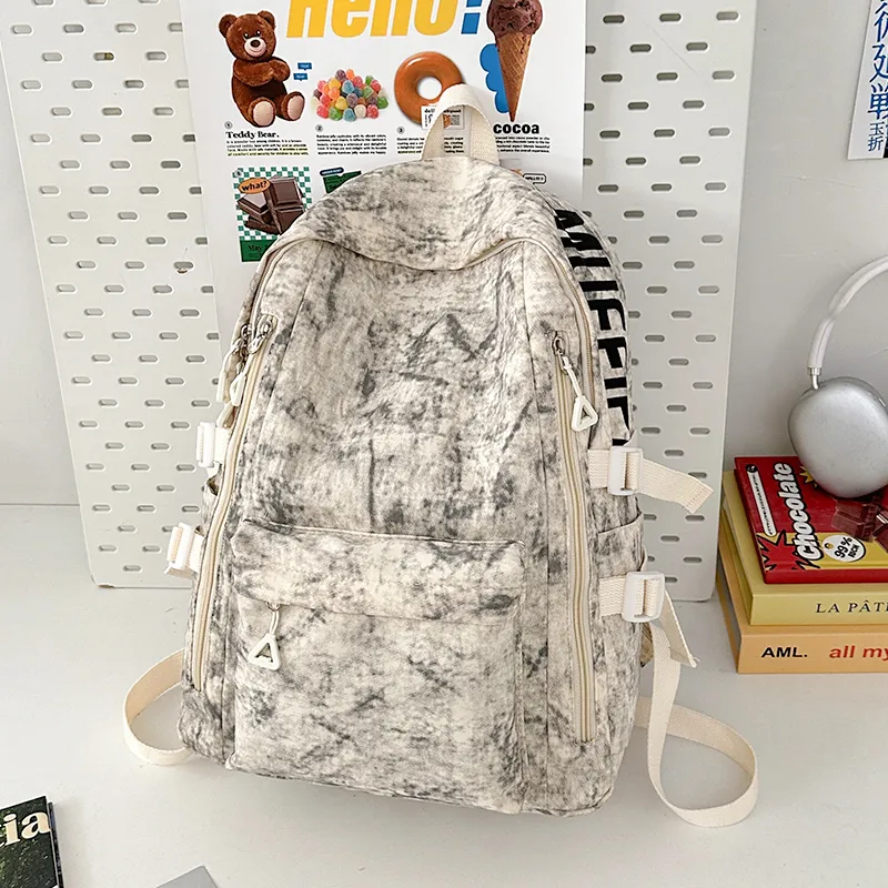 Yalu Nylon Backpack Regular Unisex Multicolor-5