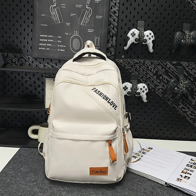 Yalu Nylon Backpack Regular Unisex Multicolor-5