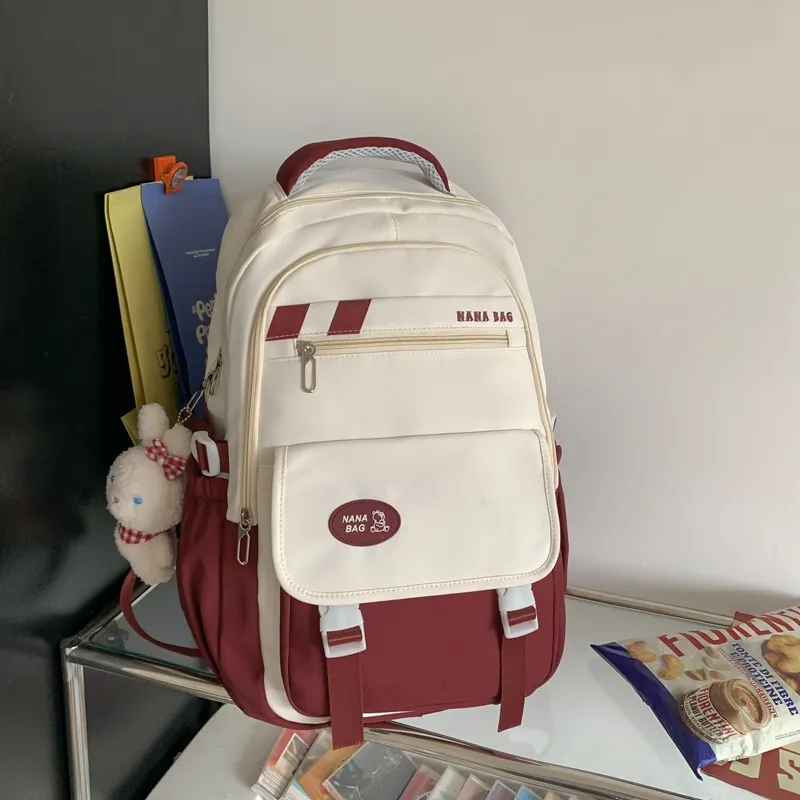 Yalu Nylon Backpack Unisex Multicolor-10