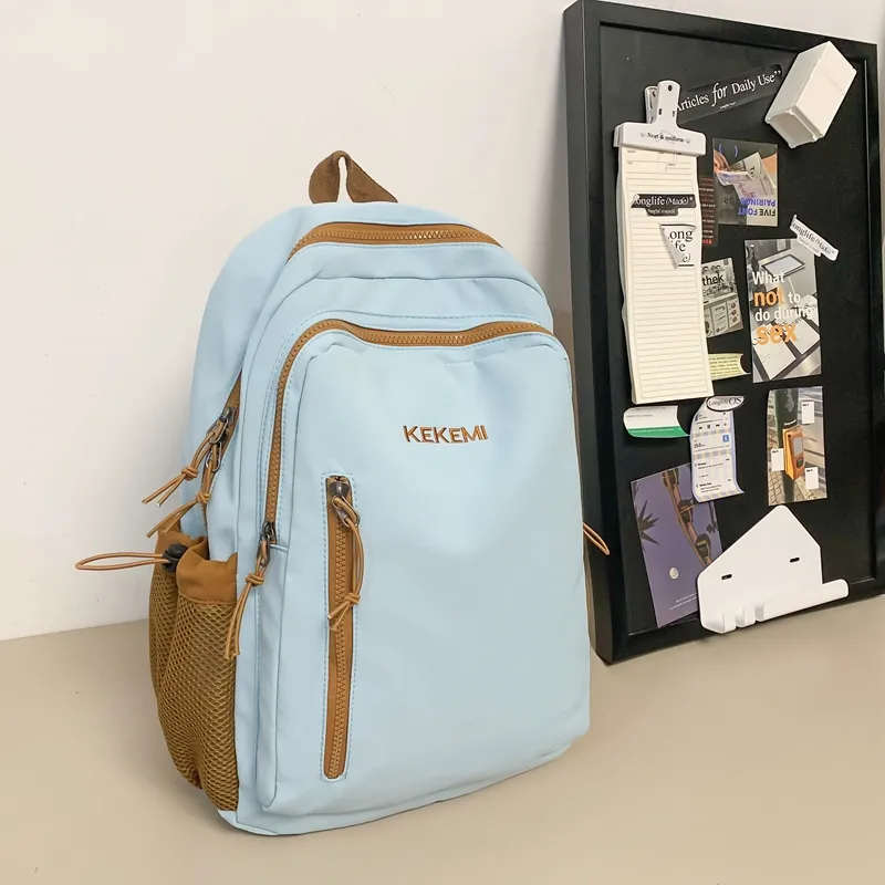 Yalu Nylon Backpack Unisex Multicolor-7