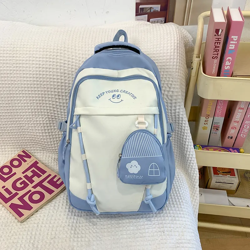 Yalu Nylon Backpack Unisex Multicolor-1