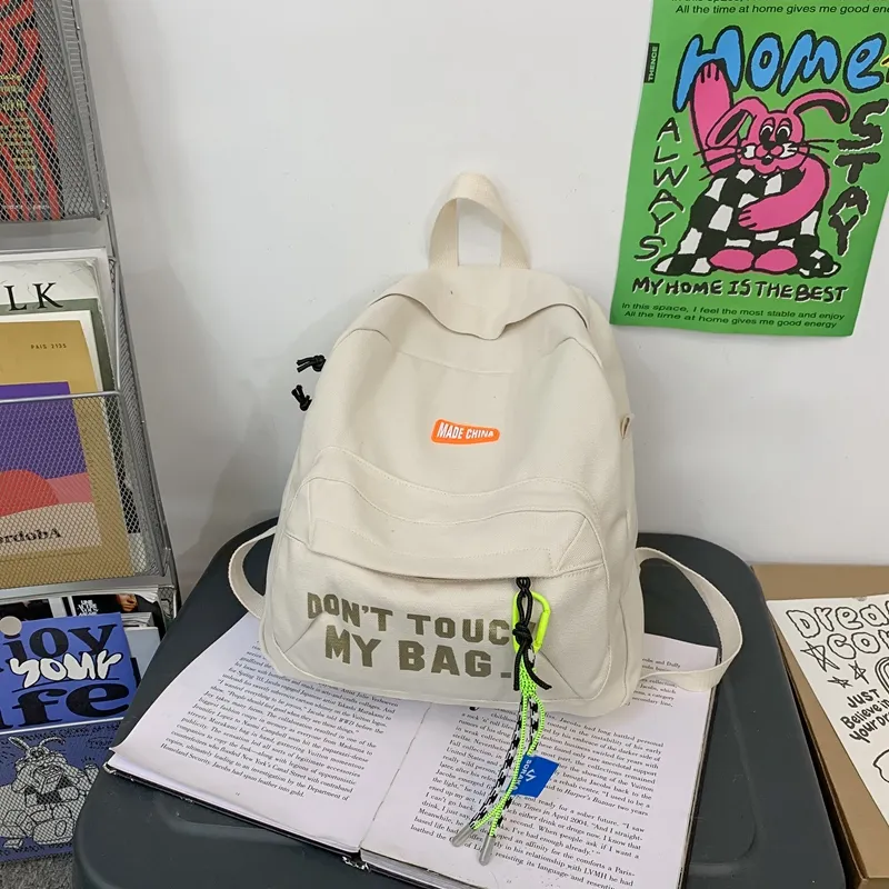 Yalu Canvas Backpack Regular Unisex-3
