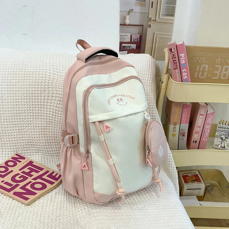 Yalu Nylon Backpack Unisex Multicolor-5