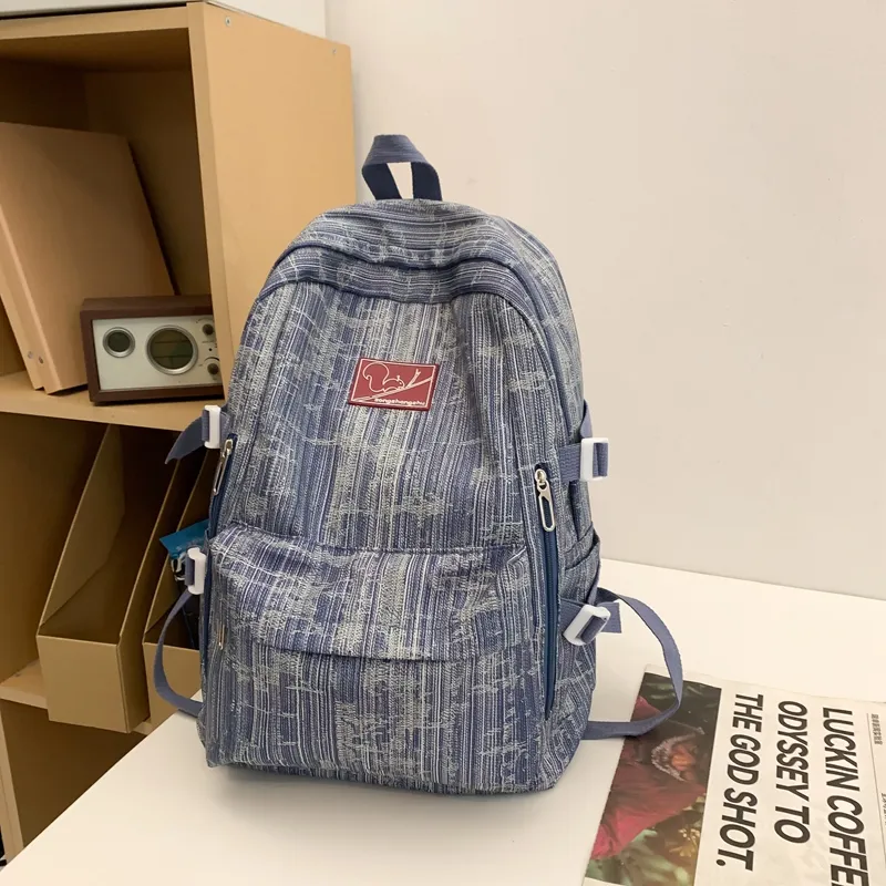 Yalu Nylon Backpack Unisex Multicolor-5